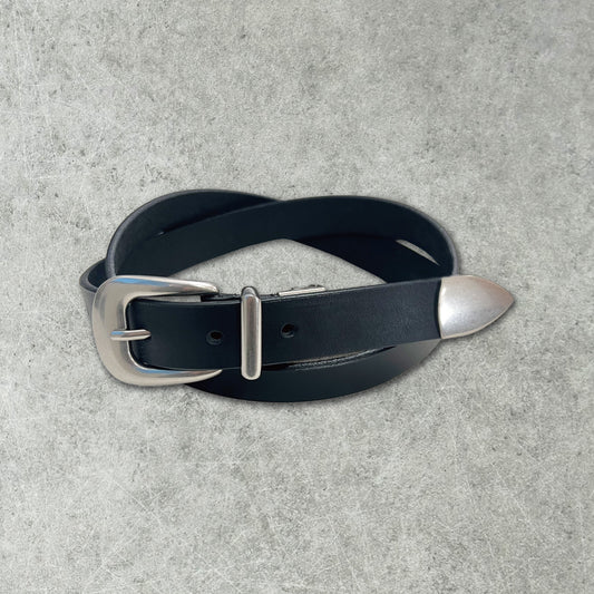 栃木レザーウエスタンベルト 牛革 サイズ調整OK 長さ約109cm 幅2.3cm ビジネス スーツ 紳士 カジュアル 本革 プレゼント 祝い メンズ レディース