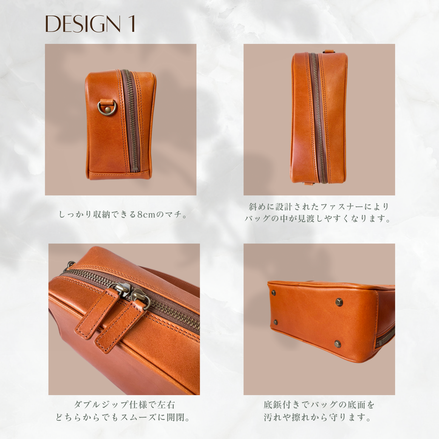 Tochigi Leather Money Clip Wallet, Genuine Cowhide Leather, Vegetable Tanned, Made in Japan, Size 12.5 x 8.7cm, Business, Compact, Large Storage Capacity, Fashion Accessory, Gift