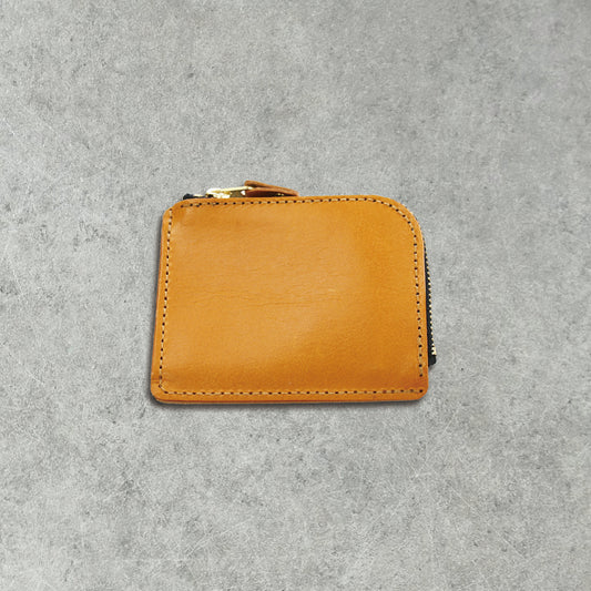 栃木レザー L字型コインケース 財布 ミニ財布 本革 牛革 日本製  ベジタブル タンニン 鞣し サイズ9.5cm×11.5cm ビジネス カジュアル ファッション小物 プレゼント ユニセックス