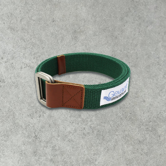 GEVAERT(ゲバルト) Wリングムジックベルト ベルギー生地 日本製 ベルト長さ：約110cm ベルト幅：3.5cm サイズフリー カジュアル メンズ レディース ユニセックス アウトドア ダブルリングバックル 布ベルト