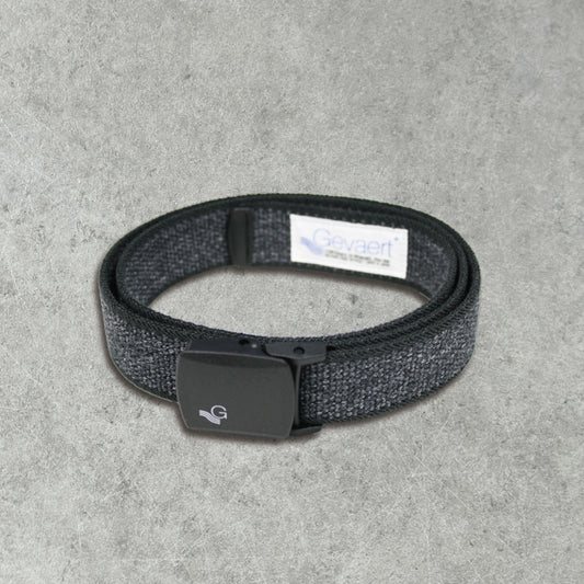 GEVAERT(ゲバルト) プラバックルサンドストーンベルト ベルギー生地 日本製 ゴム生地 ベルト長さ：約120cm ベルト幅：3.5cm サイズフリー カジュアル メンズ レディース アウトドア ファッション小物