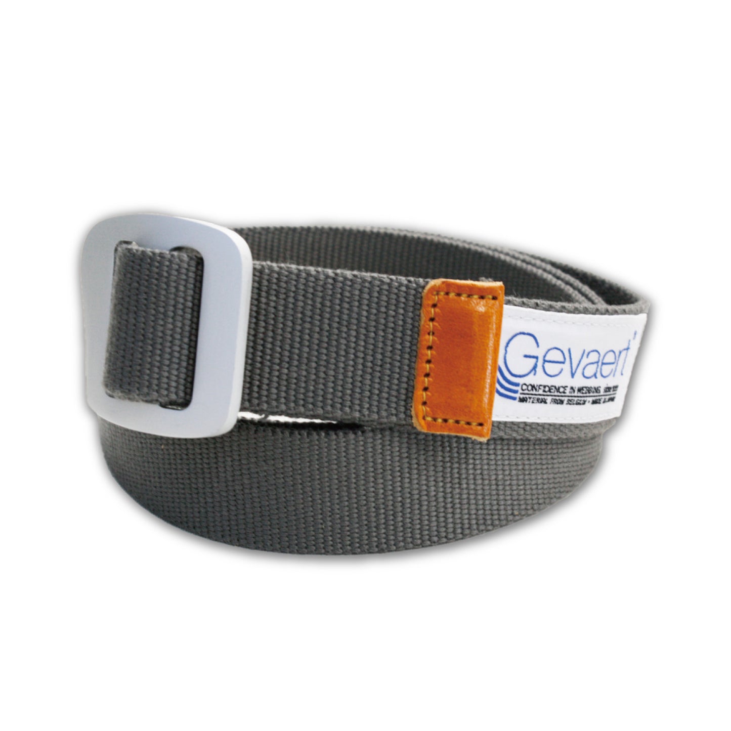 GEVAERT(ゲバルト) アルミバックルベルト 日本製 ベルギー生地 ベルト長さ:約116cm ベルト幅:3cm サイズフリー 軽量 カジュアル アウトドア メンズ レディース ユニセックス ファッション小物 推しカラー