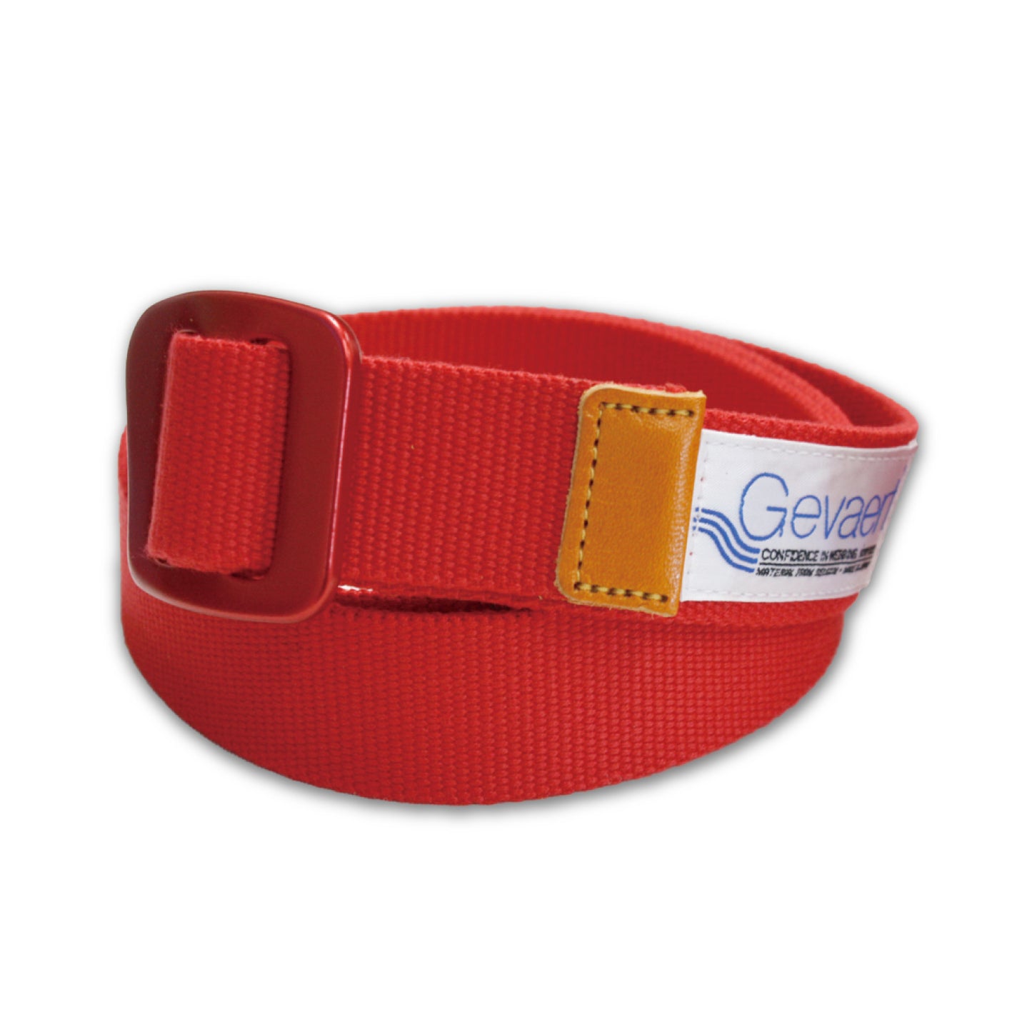 GEVAERT(ゲバルト) アルミバックルベルト 日本製 ベルギー生地 ベルト長さ:約116cm ベルト幅:3cm サイズフリー 軽量 カジュアル アウトドア メンズ レディース ユニセックス ファッション小物 推しカラー