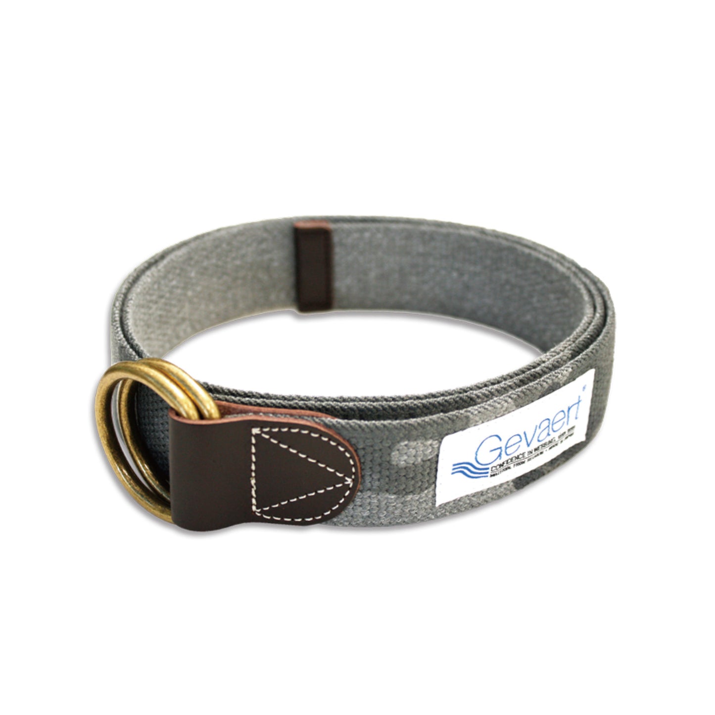 GEVAERT(ゲバルト) ダブルリングカモフラベルト ベルギー生地 日本製 ベルト長さ：約120cm ベルト幅：3.5cm サイズフリー カジュアル メンズ レディース ユニセックス ダブルリングバックル 迷彩柄 ファッション小物