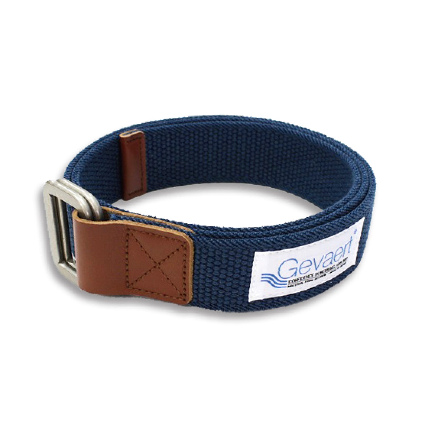 GEVAERT(ゲバルト) Wリングムジックベルト ベルギー生地 日本製 ベルト長さ：約110cm ベルト幅：3.5cm サイズフリー カジュアル メンズ レディース ユニセックス アウトドア ダブルリングバックル 布ベルト