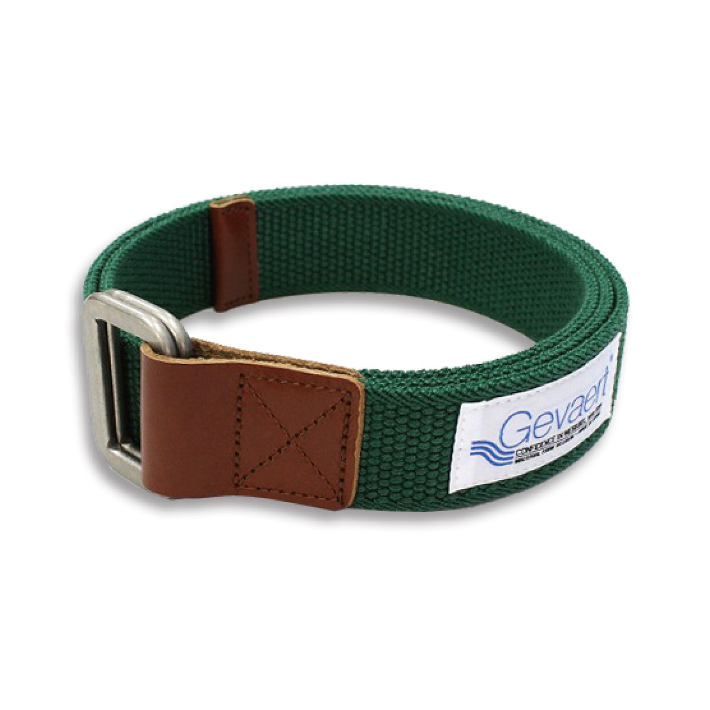 GEVAERT(ゲバルト) Wリングムジックベルト ベルギー生地 日本製 ベルト長さ：約110cm ベルト幅：3.5cm サイズフリー カジュアル メンズ レディース ユニセックス アウトドア ダブルリングバックル 布ベルト