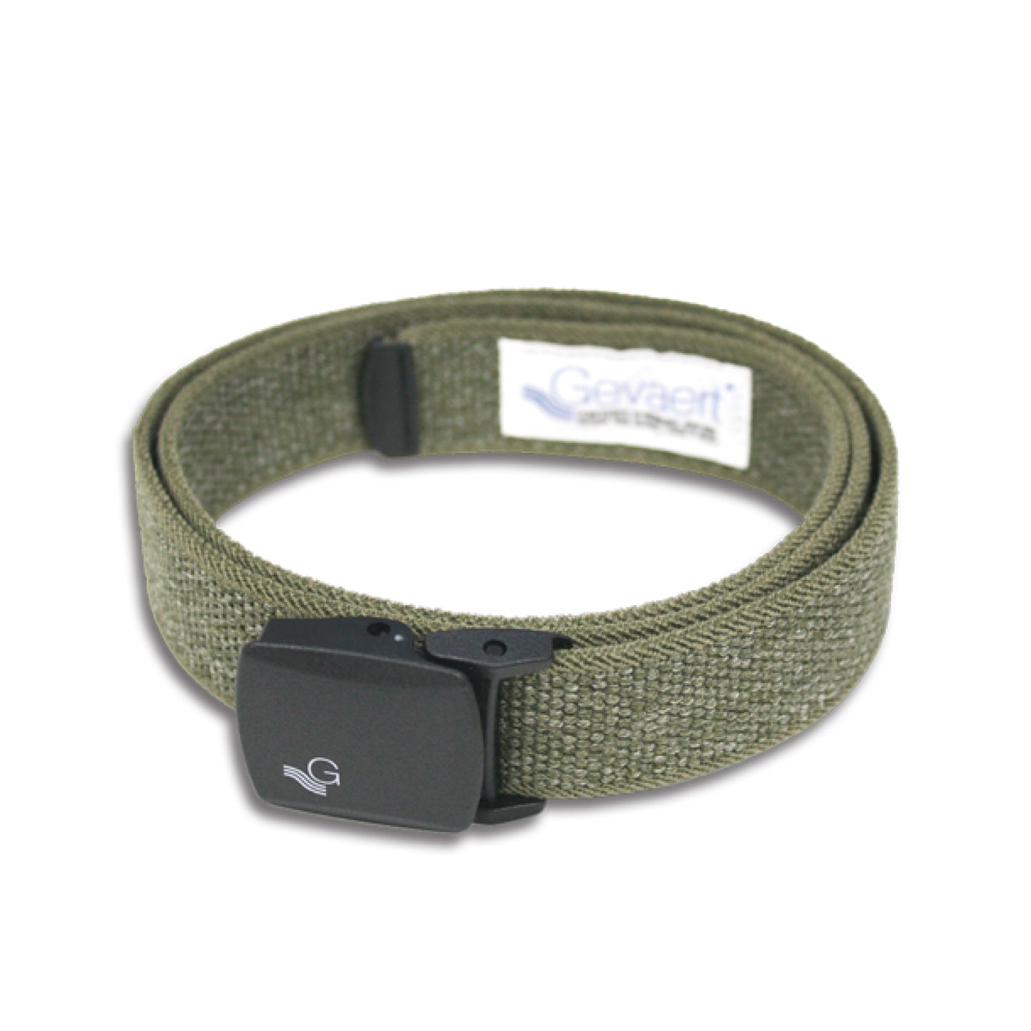 GEVAERT(ゲバルト) プラバックルサンドストーンベルト ベルギー生地 日本製 ゴム生地 ベルト長さ：約120cm ベルト幅：3.5cm サイズフリー カジュアル メンズ レディース アウトドア ファッション小物