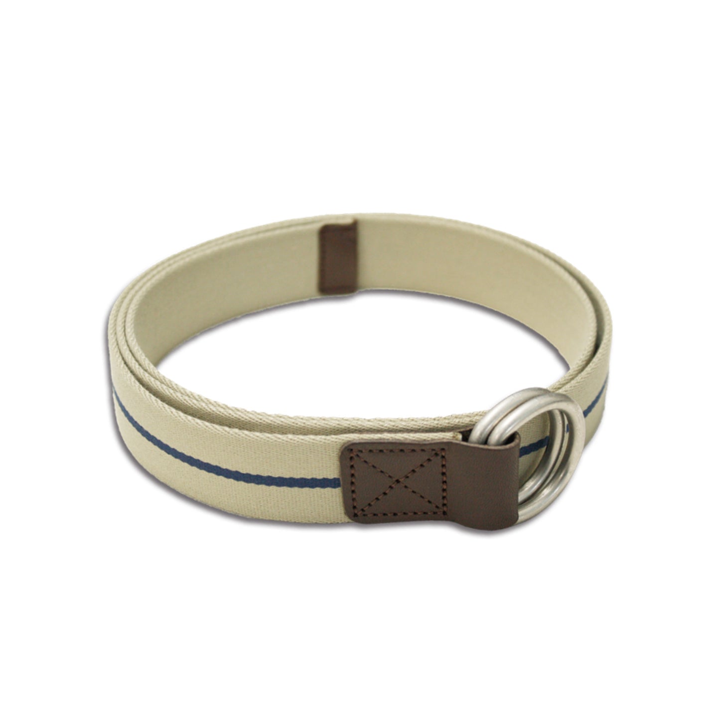 GEVAERT(ゲバルト) Wリングスレンダーベルト ベルギー生地 日本製 ベルト長さ：約120cm ベルト幅：3cm サイズフリー メンズ レディース ユニセックス カジュアル ダブルリングバックル 布ベルト