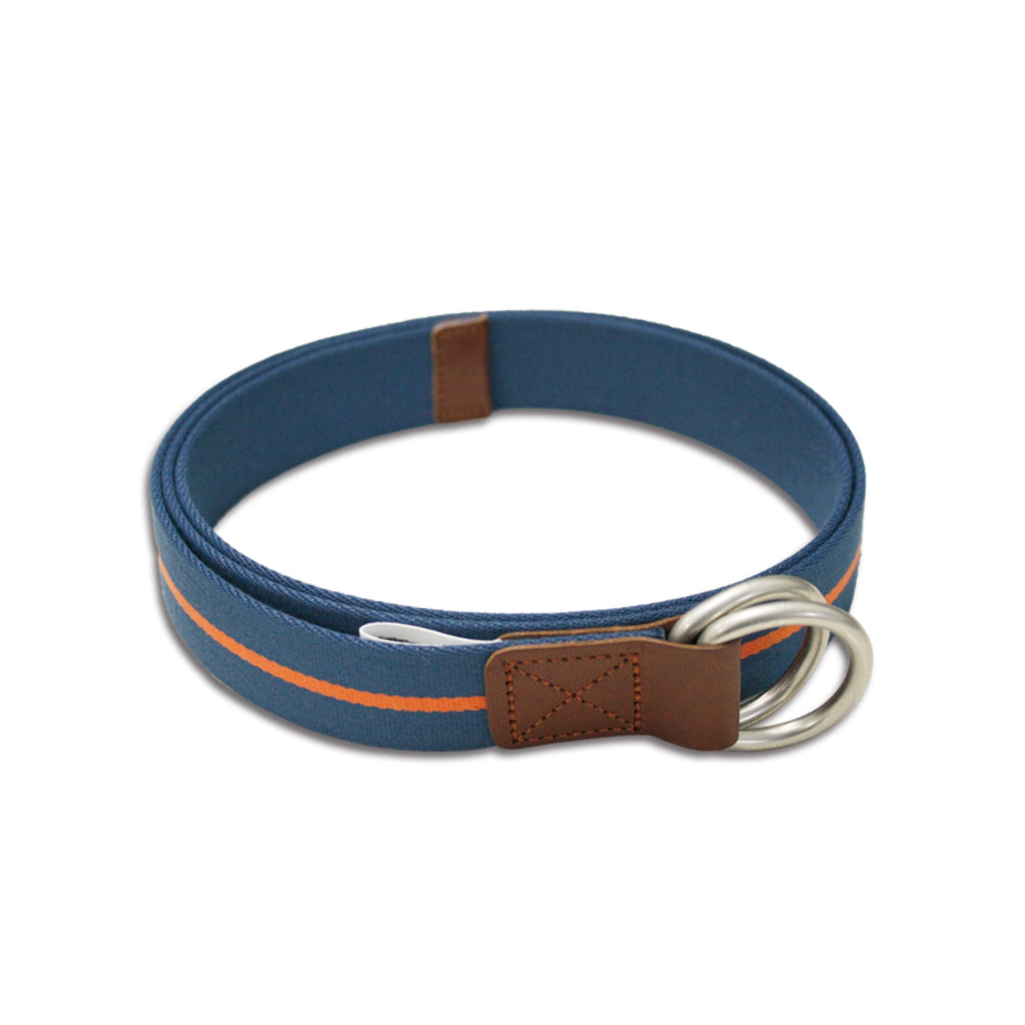 GEVAERT(ゲバルト) Wリングスレンダーベルト ベルギー生地 日本製 ベルト長さ：約120cm ベルト幅：3cm サイズフリー メンズ レディース ユニセックス カジュアル ダブルリングバックル 布ベルト