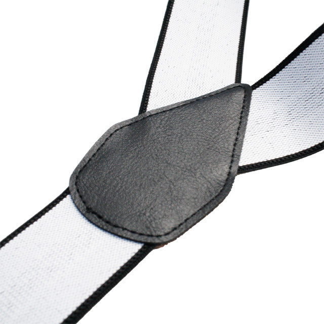 GEVAERT(ゲバルト) Y型ストライプ柄サスペンダー ベルギー生地 日本製 ゴム生地 長さ:FREE〜116cm×幅3.5cm カジュアル メンズ レディース ユニセックス ビジネス ファッション小物