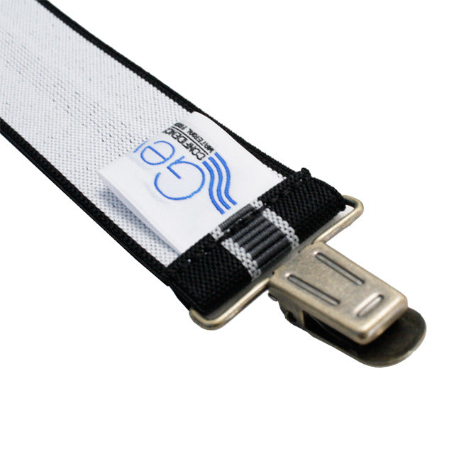 GEVAERT(ゲバルト) Y型ストライプ柄サスペンダー ベルギー生地 日本製 ゴム生地 長さ:FREE〜116cm×幅3.5cm カジュアル メンズ レディース ユニセックス ビジネス ファッション小物