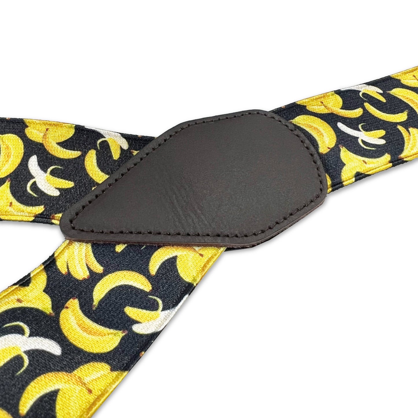 GEVAERT(ゲバルト) Y型バナナ柄 サスペンダー ベルギー生地 日本製 ゴム生地 長さ:FREE〜100cm×幅3.5cm メンズ レディース ユニセックス アメカジ コーディネート ファッション小物