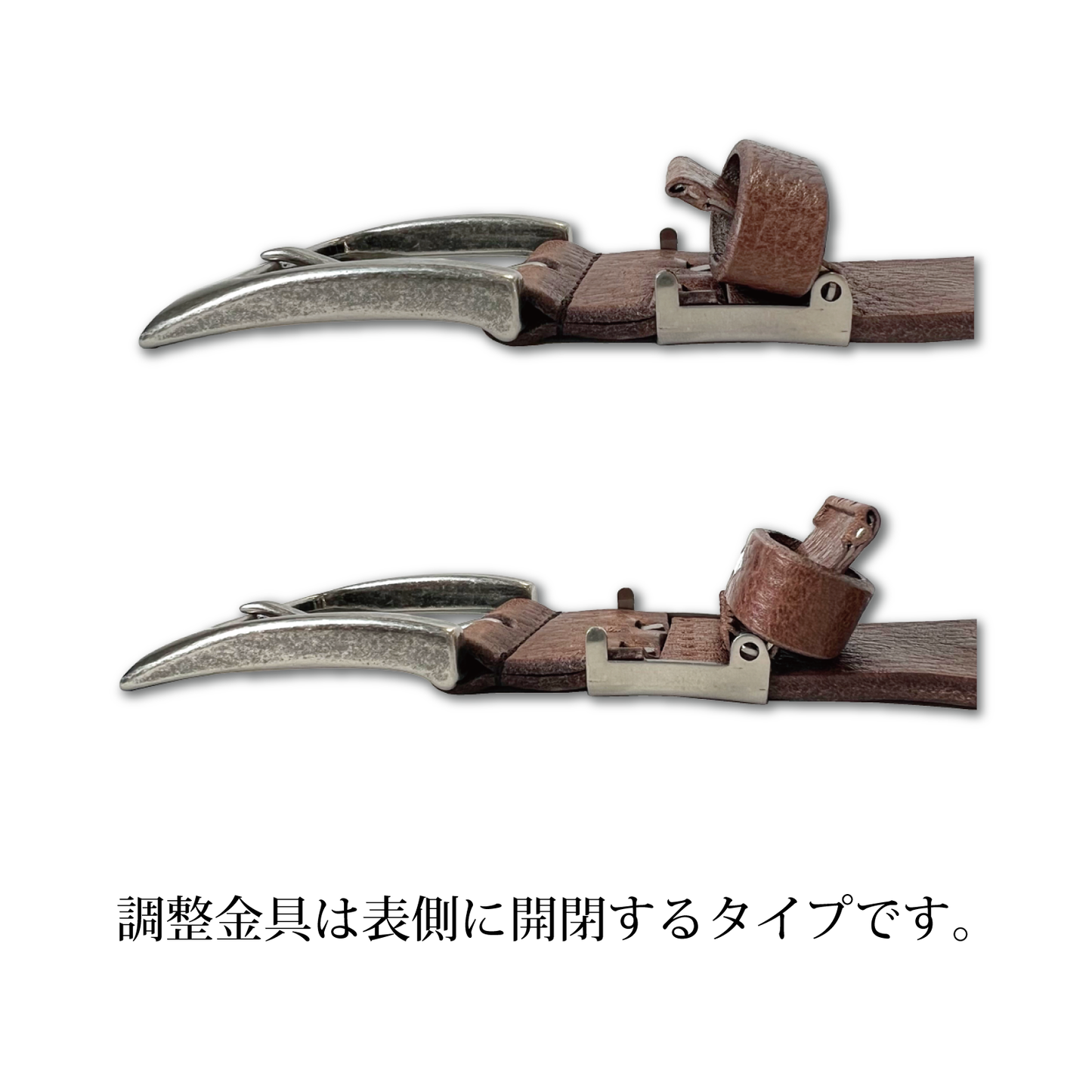 Italian Leather Belt, Adjustable Size, Perfect for Business, Gifts, and Celebrations, Genuine Leather, Men's, Made in Japan