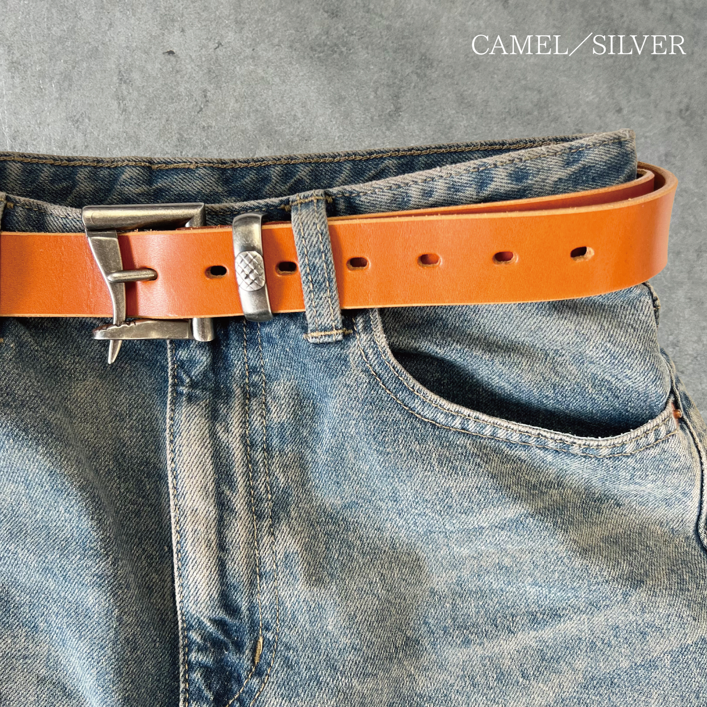 栃木レザー ファイヤーマンバックルレザーベルト　牛革 本革 レザー 取り外し簡単 長さ約112cm 幅3cm ビジネス カジュアル 紳士 日本製 メンズ レディース 祝い プレゼント