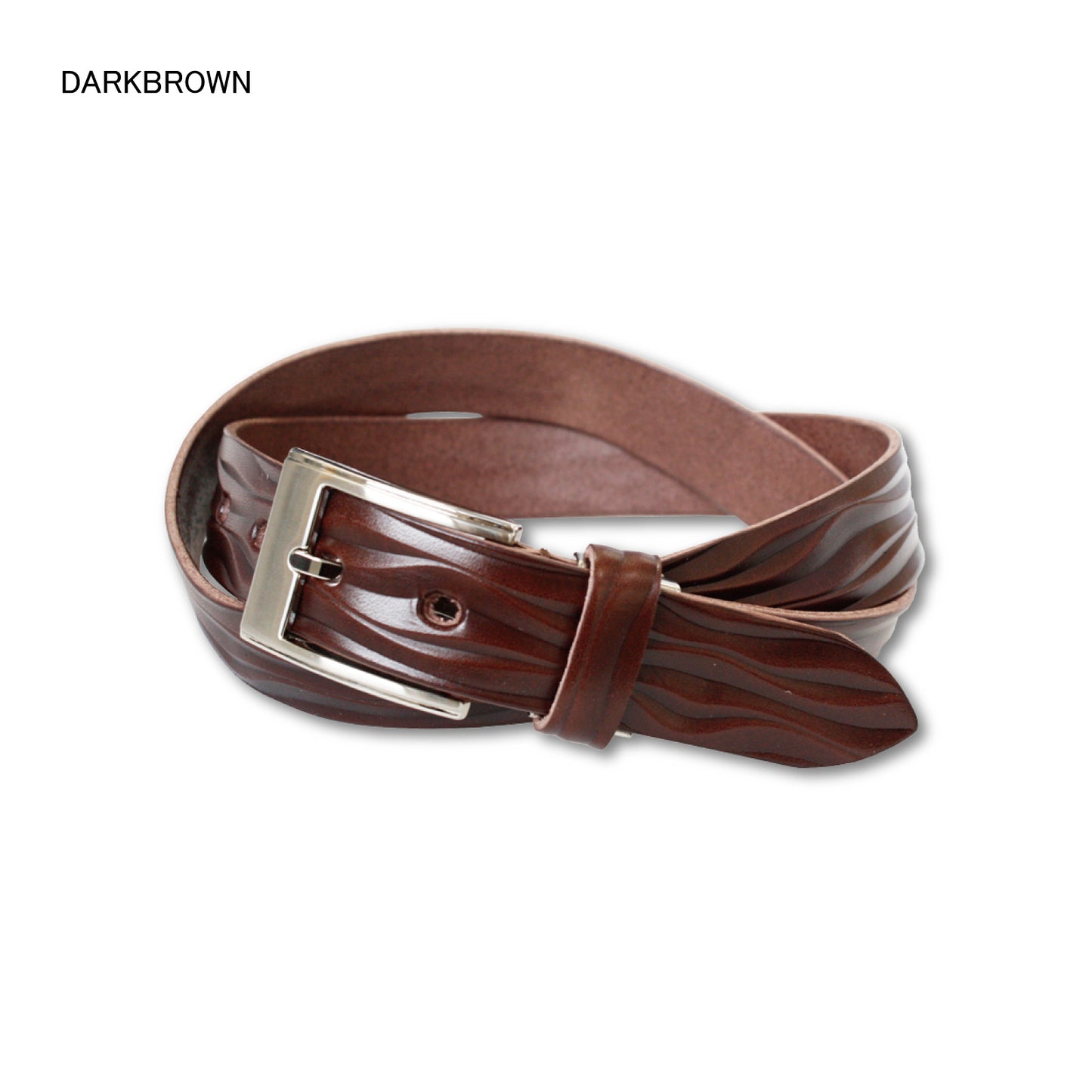 栃木レザー波型ビジネスベルト 牛革 サイズ調整OK 長さ約108cm 幅2.8cm ビジネス スーツ 紳士 カジュアル 本革 プレゼント 祝い メンズ レディース