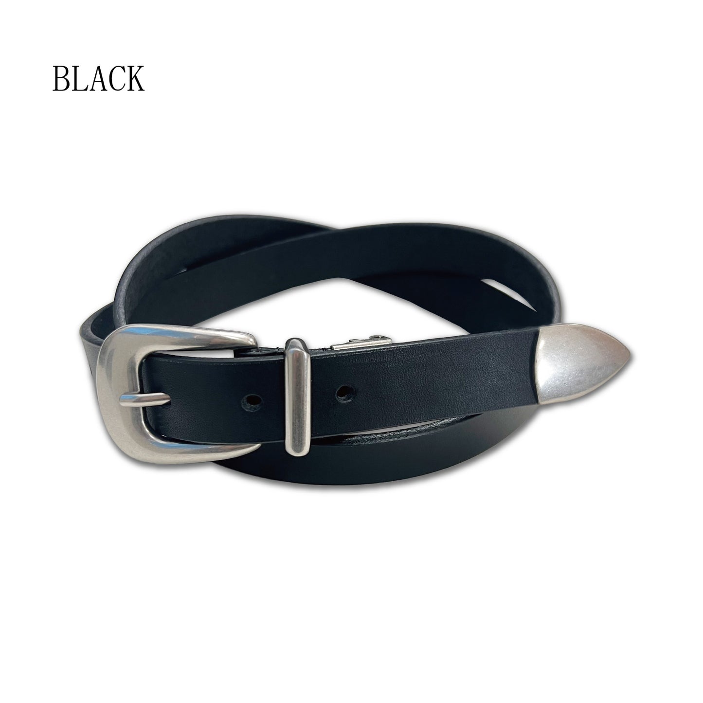 栃木レザーウエスタンベルト 牛革 サイズ調整OK 長さ約109cm 幅2.3cm ビジネス スーツ 紳士 カジュアル 本革 プレゼント 祝い メンズ レディース