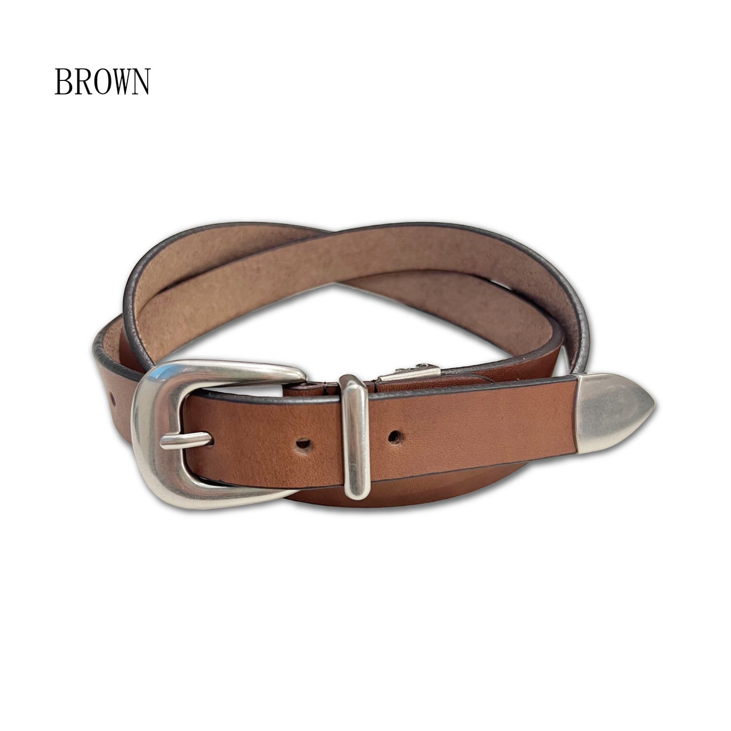 栃木レザーウエスタンベルト 牛革 サイズ調整OK 長さ約109cm 幅2.3cm ビジネス スーツ 紳士 カジュアル 本革 プレゼント 祝い メンズ レディース