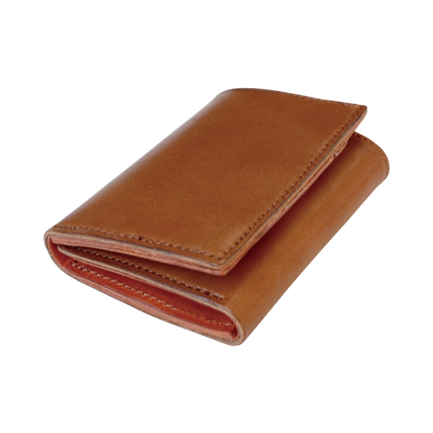 栃木レザー コンパクト2ートーンカラー三つ折り財布 牛革 本革 革小物 日本製 ベジタブル タンニン 鞣し サイズ7.5×9.5cm プレゼント バイカラー 財布 ファッション小物 ユニセックス