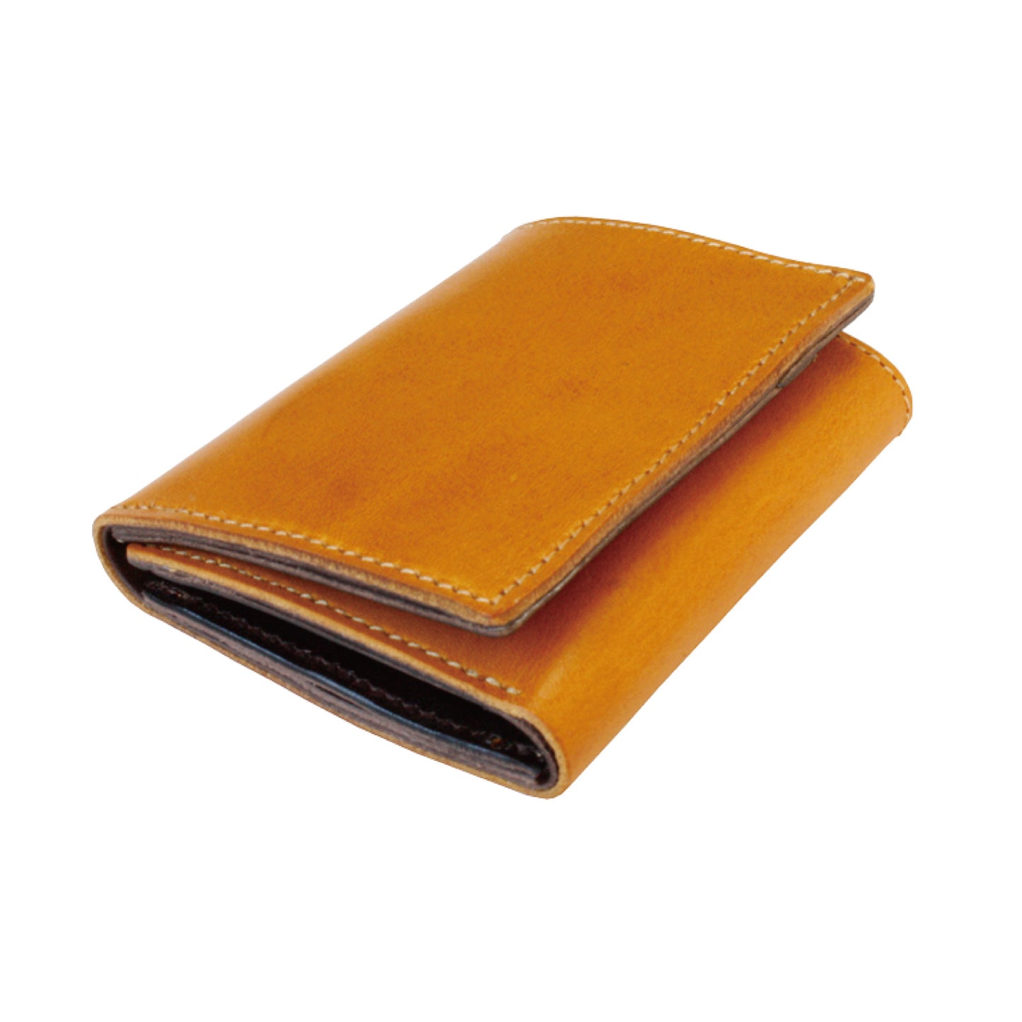 栃木レザー コンパクト2ートーンカラー三つ折り財布 牛革 本革 革小物 日本製 ベジタブル タンニン 鞣し サイズ7.5×9.5cm プレゼント バイカラー 財布 ファッション小物 ユニセックス