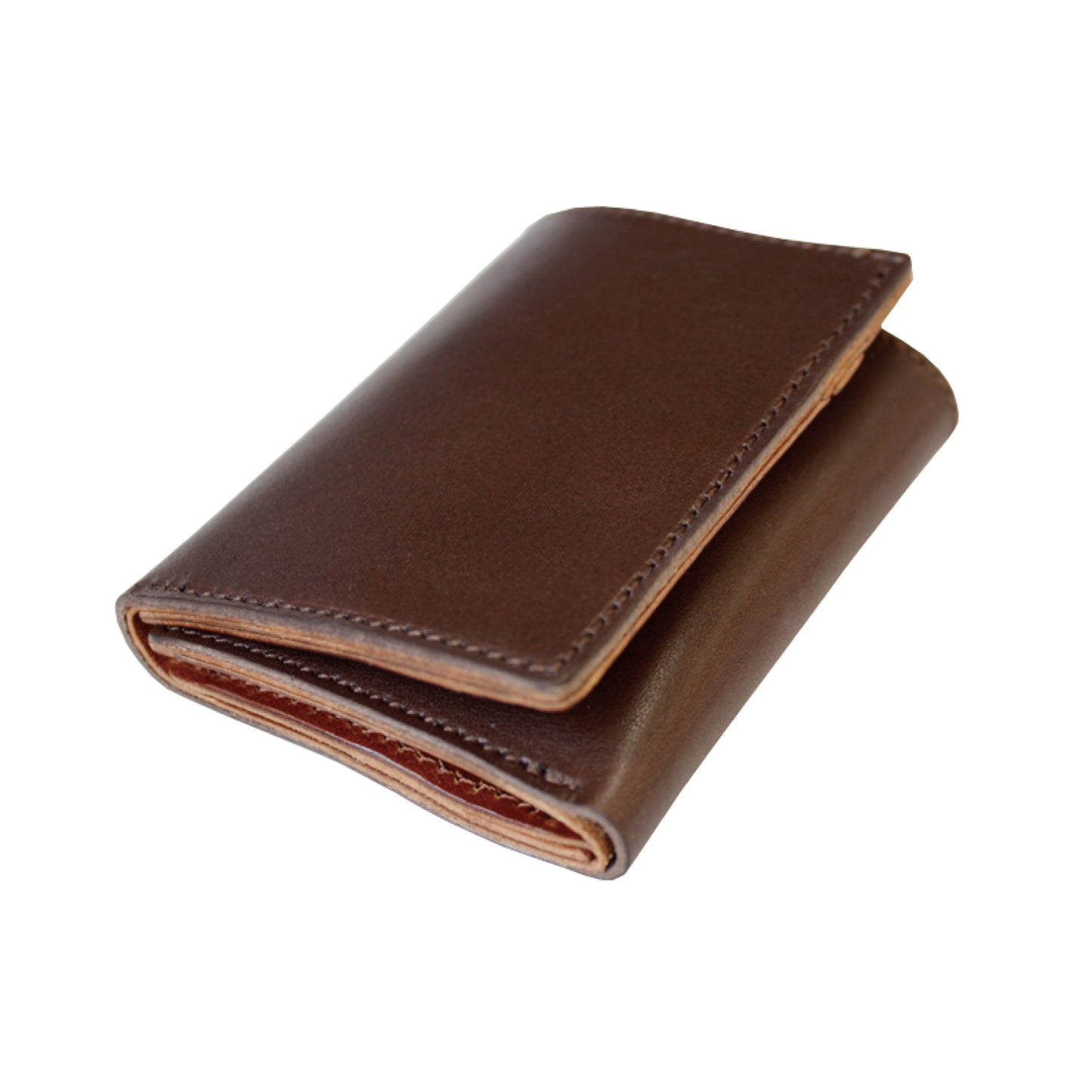 栃木レザー コンパクト2ートーンカラー三つ折り財布 牛革 本革 革小物 日本製 ベジタブル タンニン 鞣し サイズ7.5×9.5cm プレゼント バイカラー 財布 ファッション小物 ユニセックス