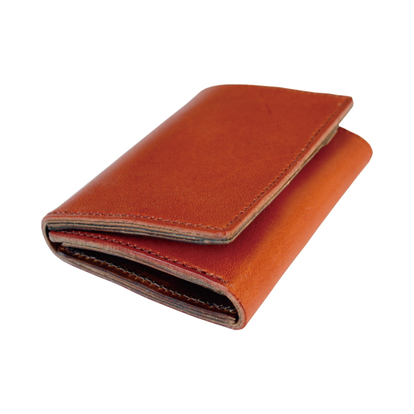 栃木レザー コンパクト2ートーンカラー三つ折り財布 牛革 本革 革小物 日本製 ベジタブル タンニン 鞣し サイズ7.5×9.5cm プレゼント バイカラー 財布 ファッション小物 ユニセックス