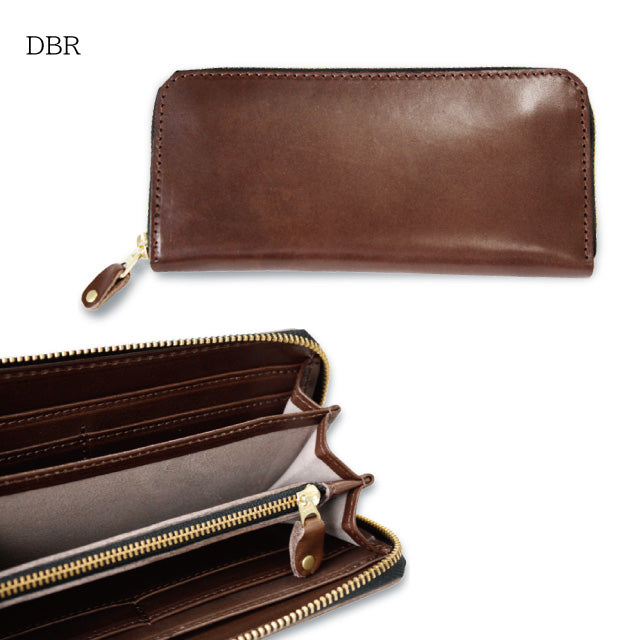 栃木レザー ラウンドファスナー長財布 牛革 革小物 本革 日本製 ベジタブル タンニン 鞣し サイズ20×9.5cm プレゼント ギフト ビジネス 収納 ロングウォレット ファッション小物