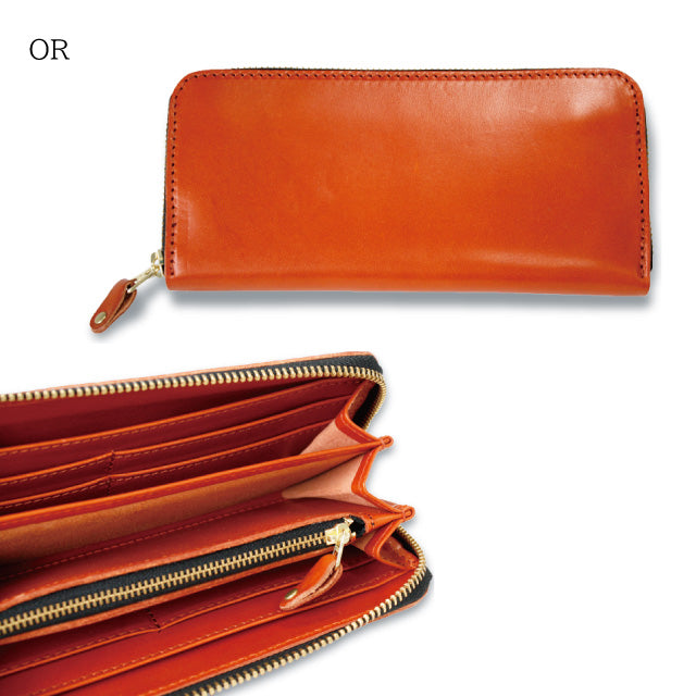 栃木レザー ラウンドファスナー長財布 牛革 革小物 本革 日本製 ベジタブル タンニン 鞣し サイズ20×9.5cm プレゼント ギフト ビジネス 収納 ロングウォレット ファッション小物