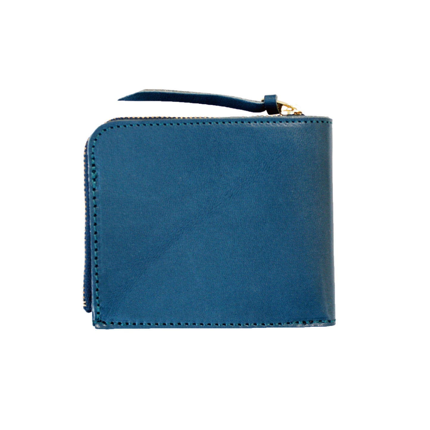 栃木レザー L字型ファスナー付き二つ折り財布 ミニ財布 日本製 牛革 本革 ベジタブル タンニン 鞣し サイズ10.5×9cm プレゼント ビジネス ファッション小物