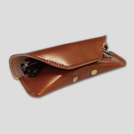 栃木レザー メガネケース  牛革 本革 革小物 日本製 ベジタブル タンニン 鞣し サイズ16×6.5cm サングラス 収納力 コンパクト  ファッション小物 プレゼント