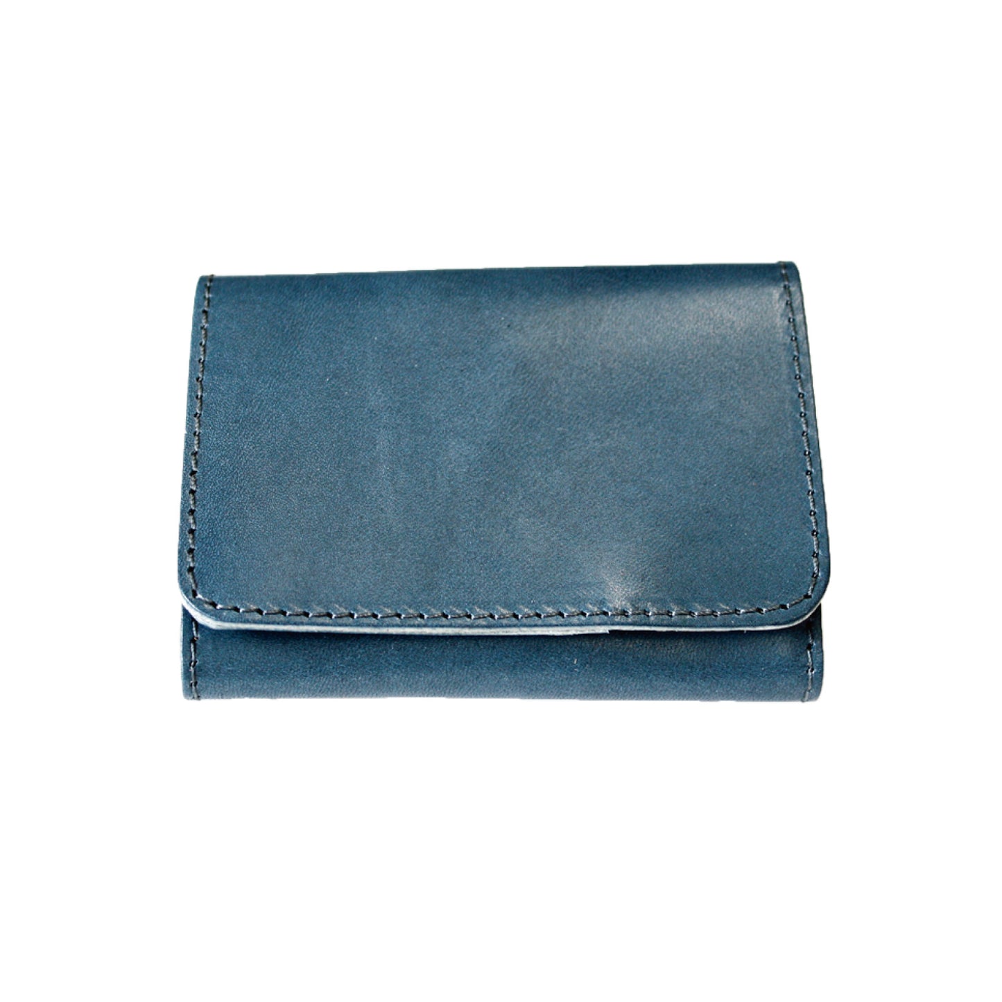 栃木レザー 背面カード入れ付きコンパクト二つ折り財布 牛革 本革  革小物 日本製 ベジタブル タンニン 鞣し サイズ10.5×8cm 財布 ビジネス 収納 プレゼント ファッション小物