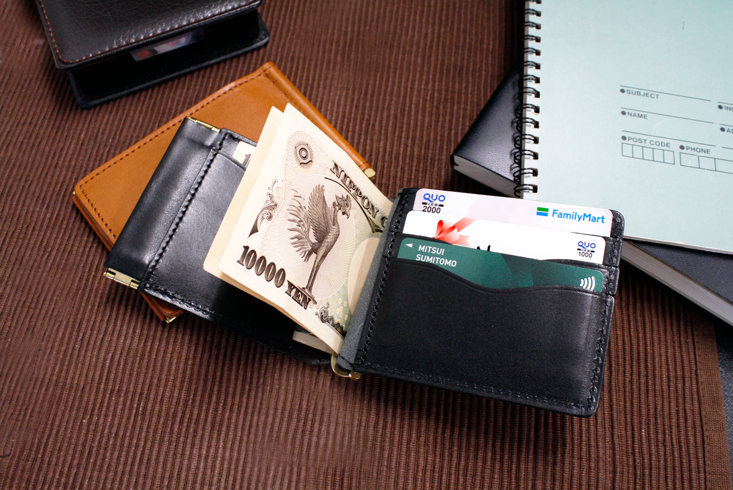 栃木レザー マネークリップ 財布 牛革 本革 革小物 日本製 ベジタブル タンニン 鞣し サイズ12.5×8.7cm ビジネス 収納力 コンパクト 財布 ファッション小物 プレゼント