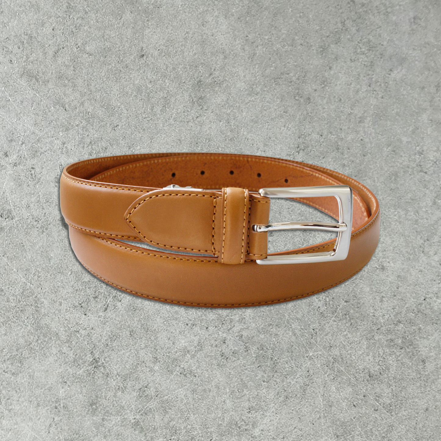 ペコスハードレザーベルト  サイズ調整OK ビジネス 本革 レザー 紳士 メンズ プレゼント 祝い