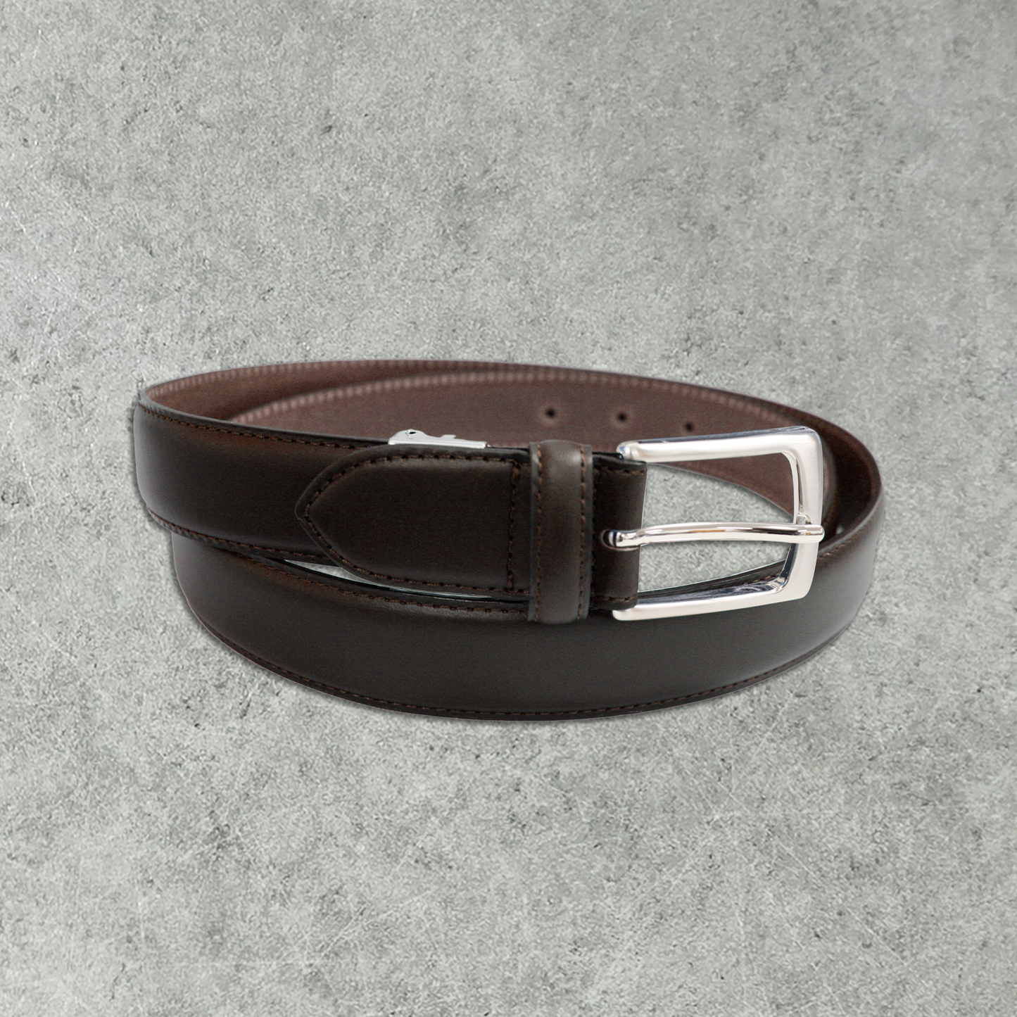 ペコスハードレザーベルト  サイズ調整OK ビジネス 本革 レザー 紳士 メンズ プレゼント 祝い