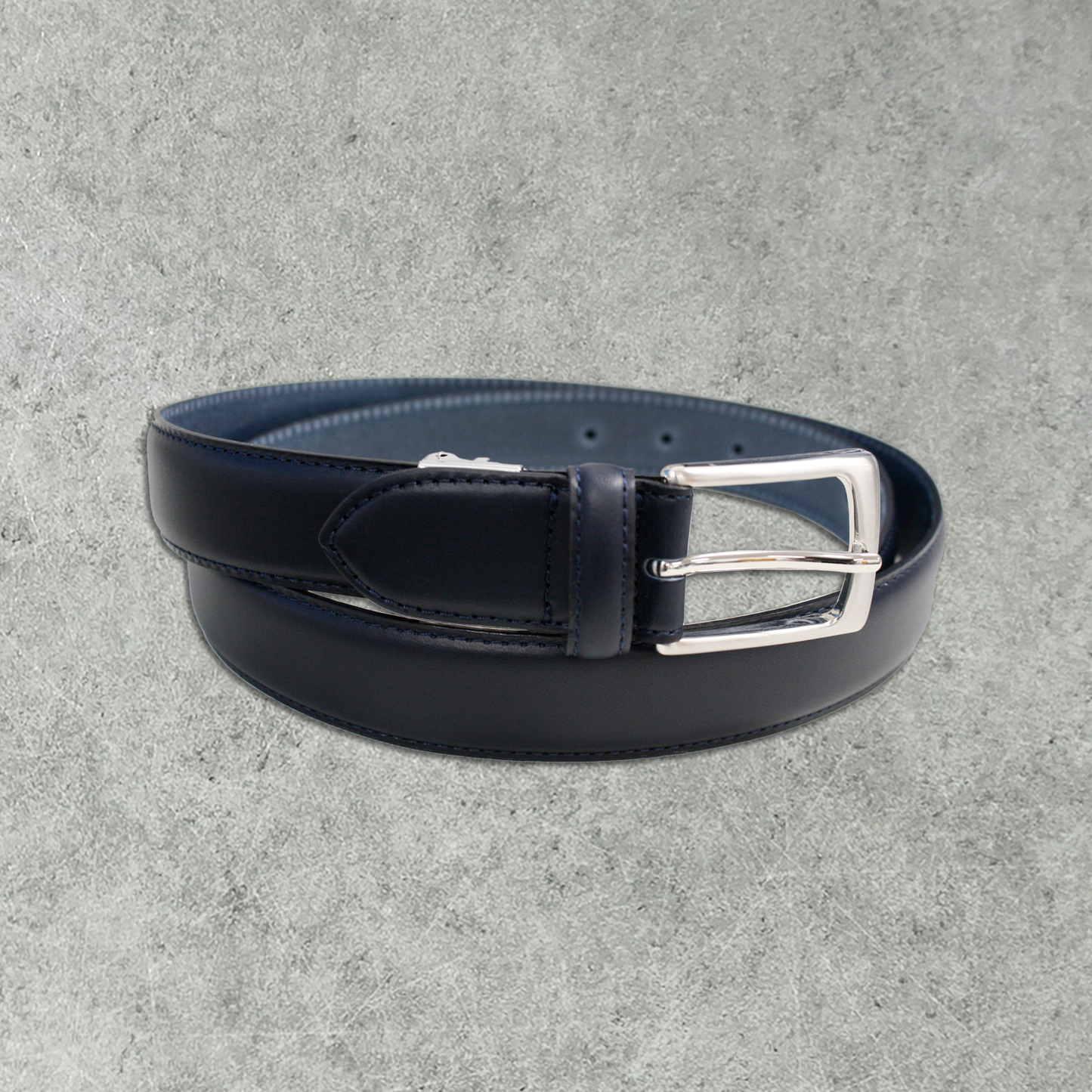 ペコスハードレザーベルト  サイズ調整OK ビジネス 本革 レザー 紳士 メンズ プレゼント 祝い