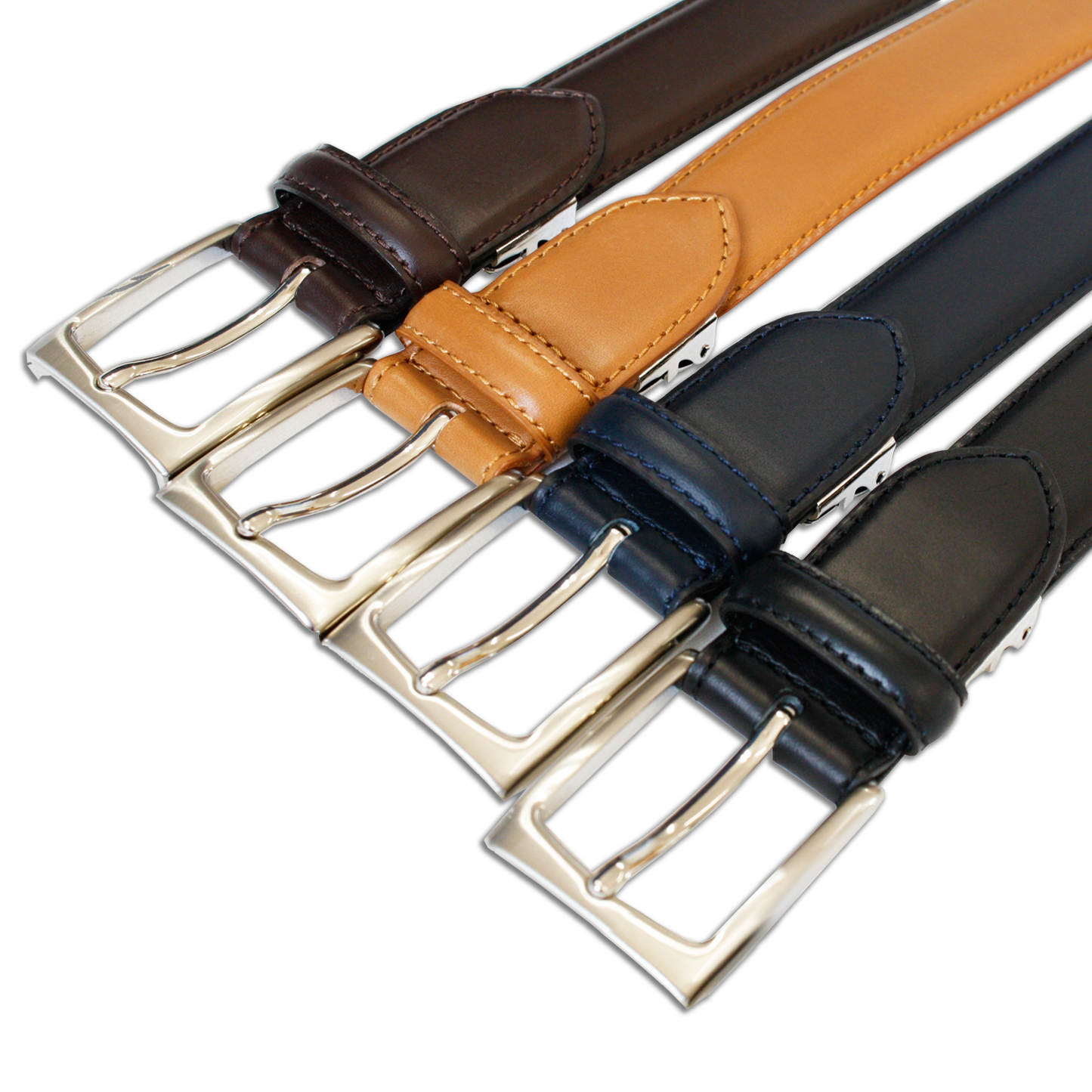 ペコスハードレザーベルト  サイズ調整OK ビジネス 本革 レザー 紳士 メンズ プレゼント 祝い