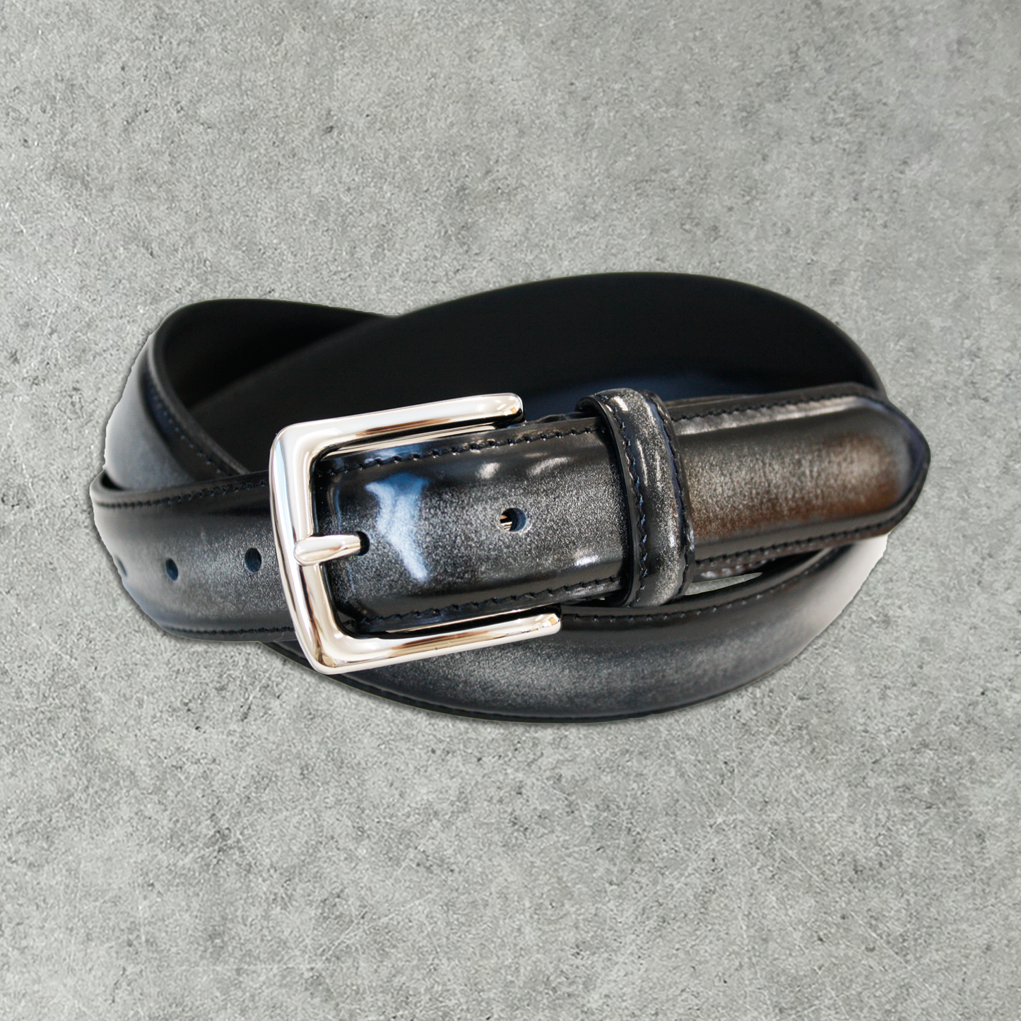 アドバンガラスレザーベルト  サイズ調整OK プレゼント 祝い 本革 レザー 紳士 メンズ 日本製